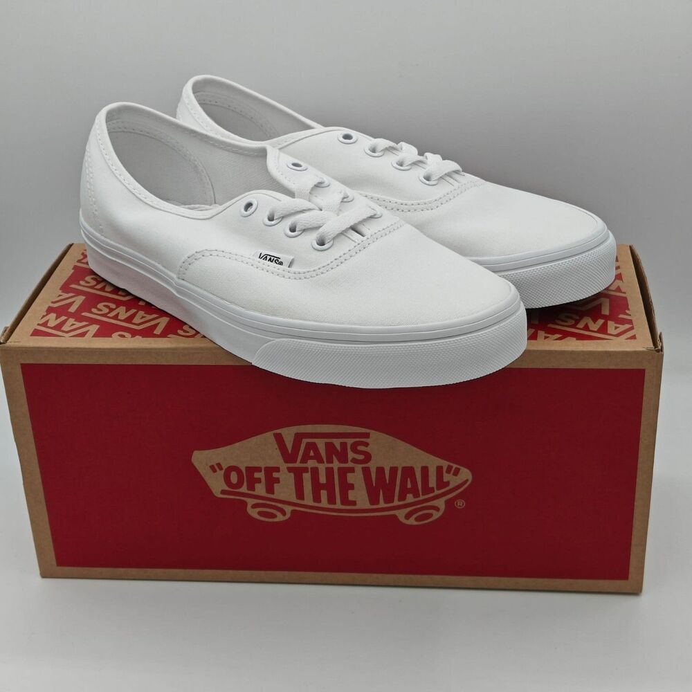 Vans Authentic True White Canvas Skate Shoes VN000EE3W001 Men’s 6 Women’s 7.5 - Picture 5 of 11